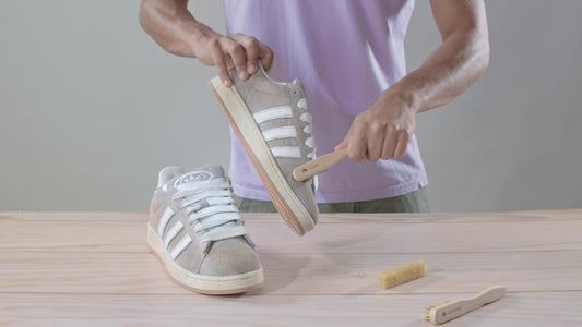 Cómo limpiar zapatillas de gamuza en seco paso a paso