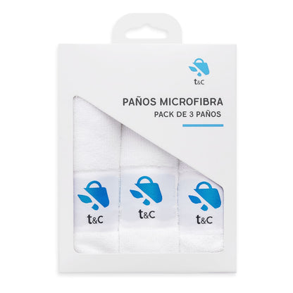 Pack x3 Paños Microfibra