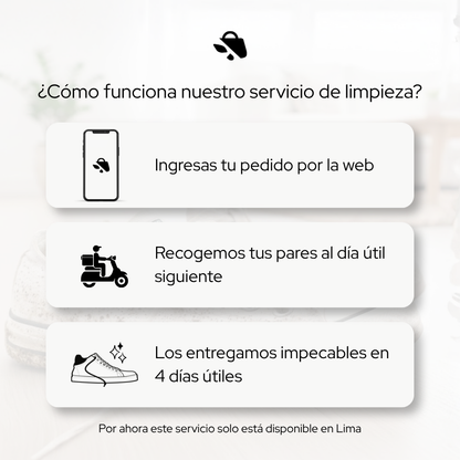 Servicio de Limpieza de Zapatillas